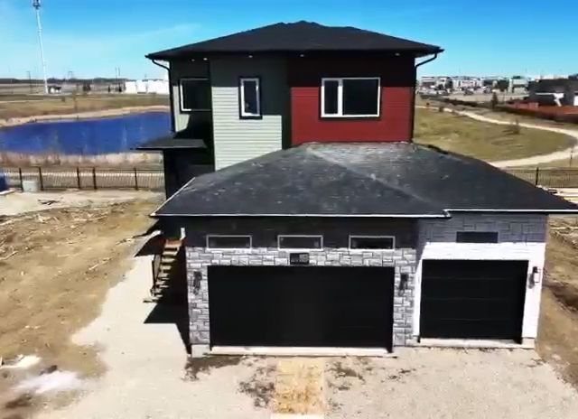 Finished home from above